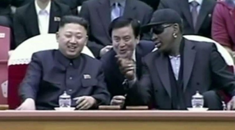 Dennis Rodman és Kim Dzsongun