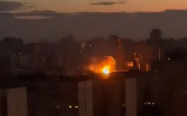 Jedna z eksplozji w Kijowie