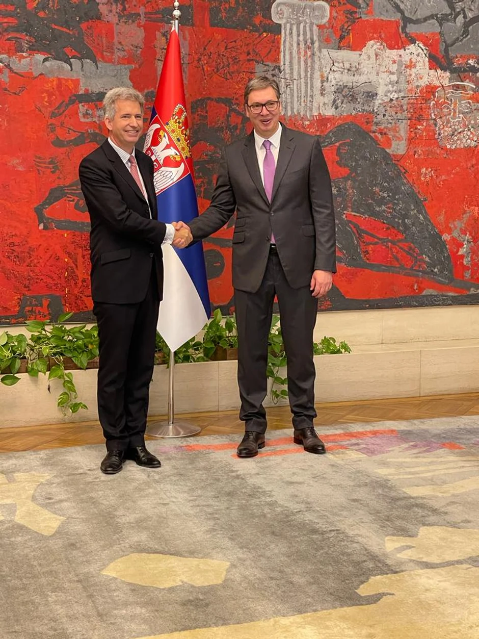 Edvard Ferguson i Aleksandar Vučić