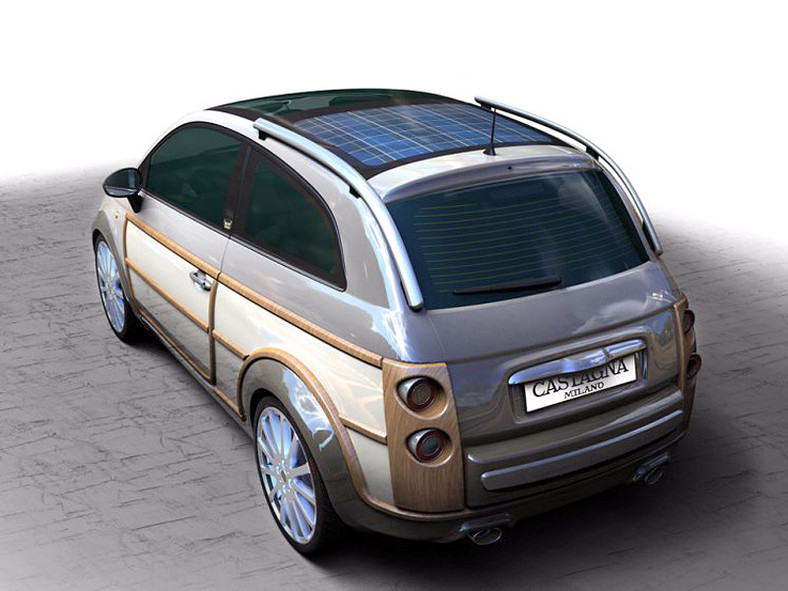 Fiat 500 WoodyWagon: drewniane nadwozie z Carozzeria Castagna