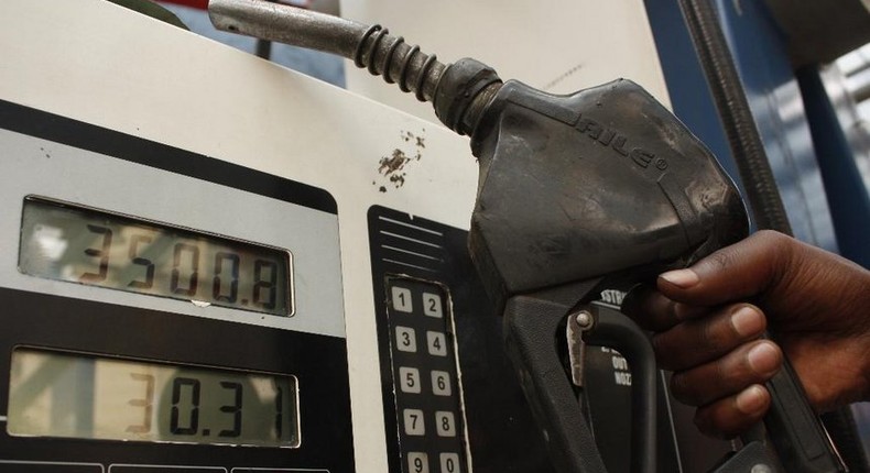 A fuel attendant at Petrol Station