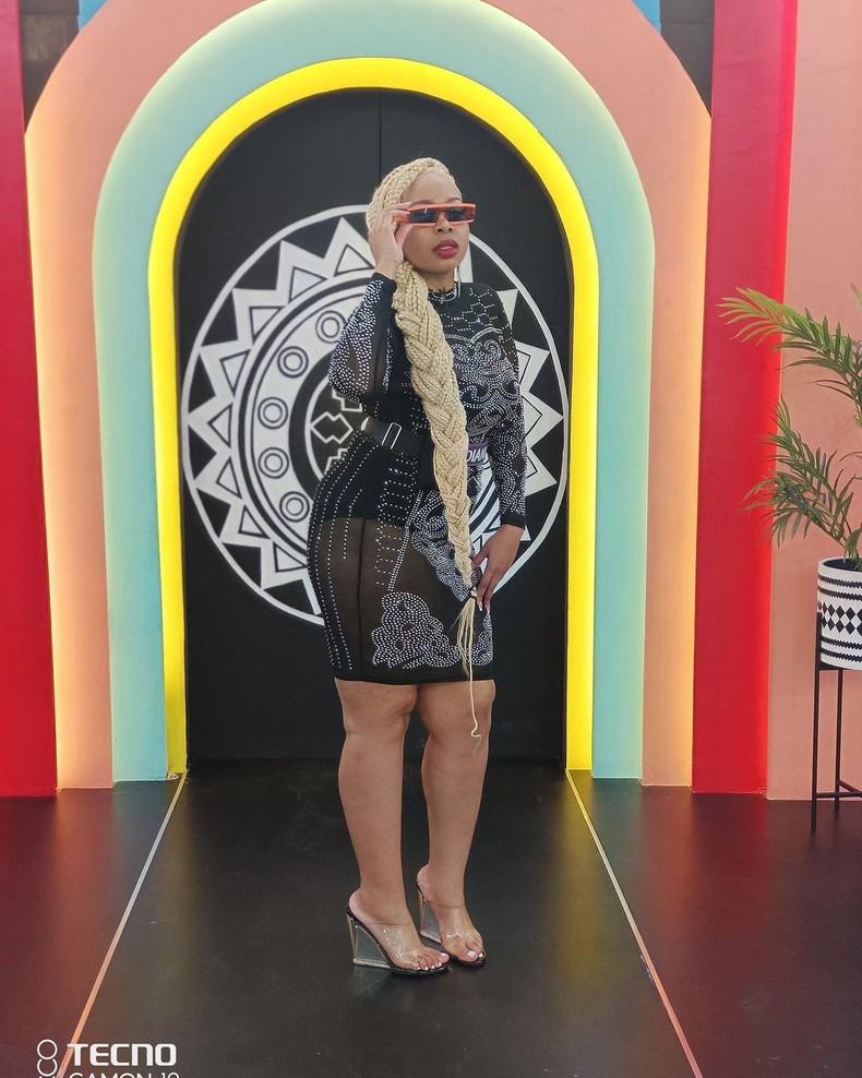 Loved the shoes but the outfit just didn't work [Instagram/Tecno]