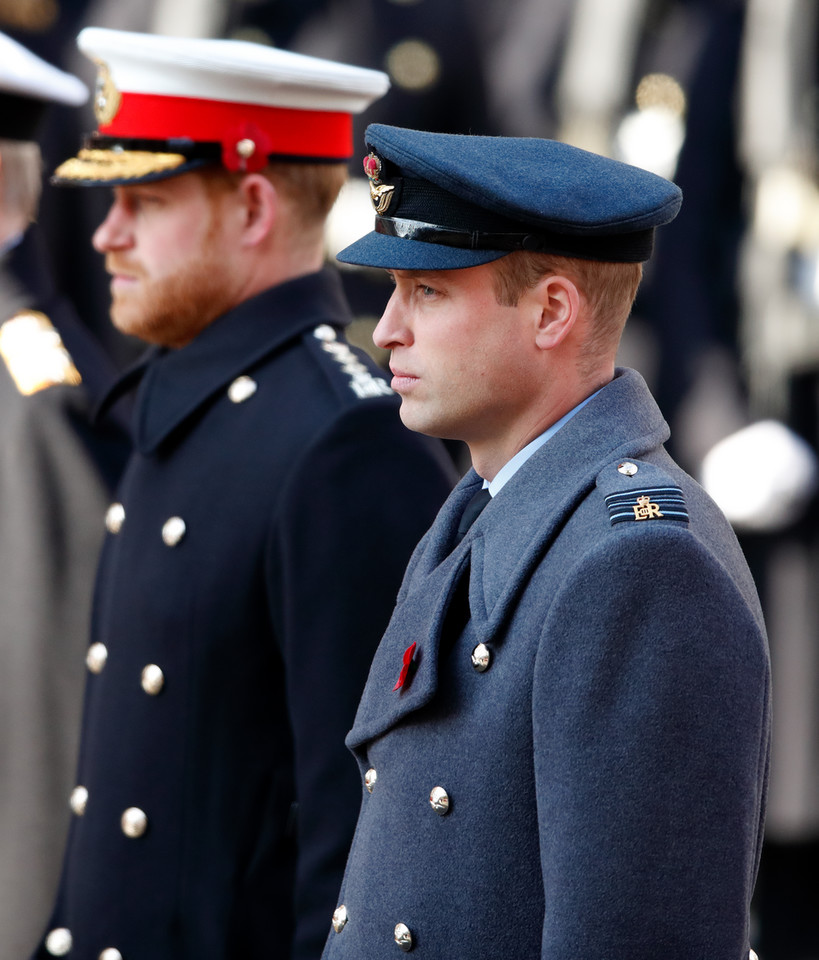 Niedziela Pamięci w Wielkiej Brytanii: książę Harry i książę William