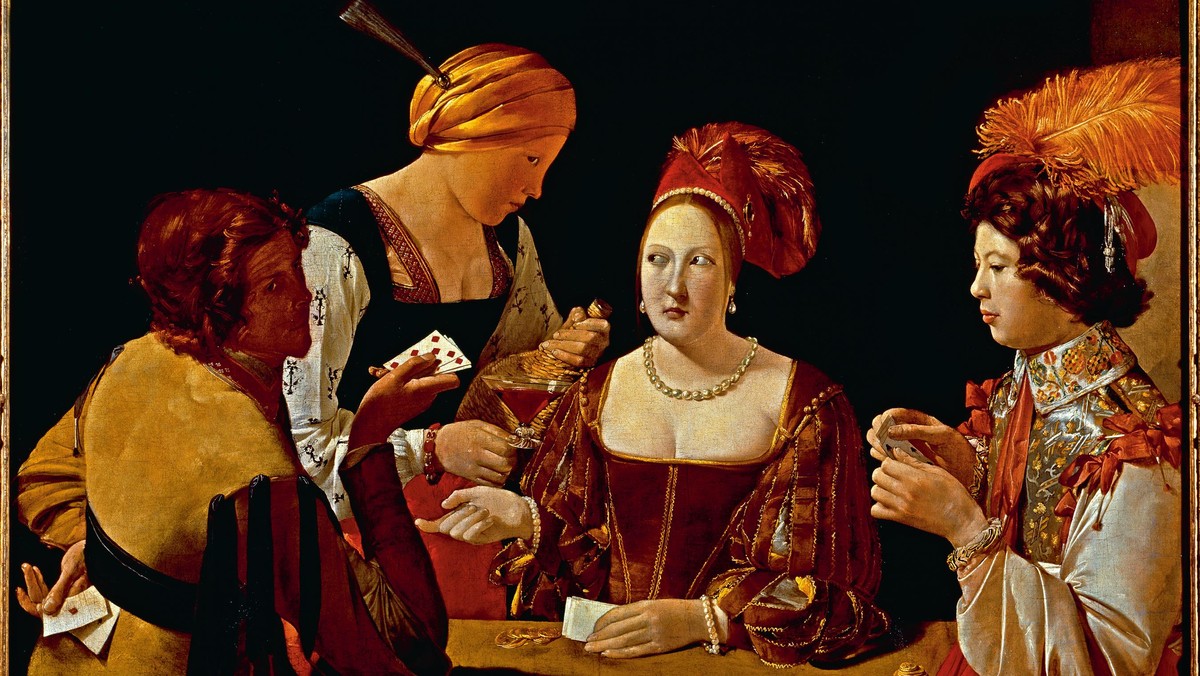 Georges de La Tour „Oszust z asem karo. 