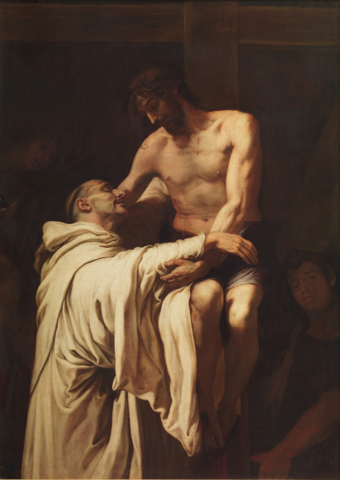 Francisco Ribalta, "Chrystus ze św. Bernardem" (ok. c. 1625-27)