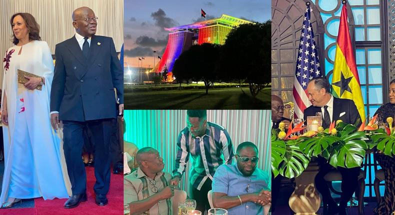 Scenes from the Jubilee House as Ghana hosts dinner for Kamala Harris