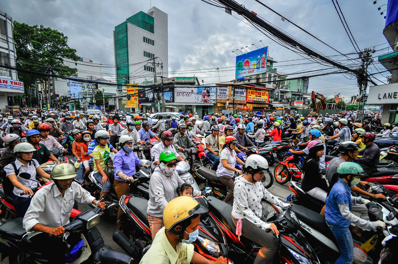 Ho Chi Minh (Sajgon) - ruch uliczny