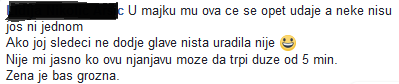 "Ko nju može da trpi"