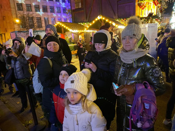 uroczyste rozświetlenie choinki na Placu Wolności w Poznaniu fot. Codzienny Poznań