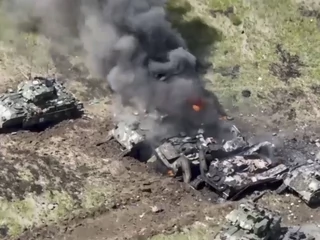 Czołgi i pojazdy ukraińskich sił zbrojnych zniszczone przez Rosjan podczas trwającej kontrofensywy