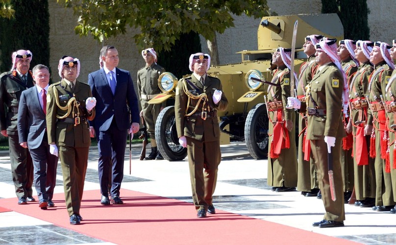 Prezydent Andrzej Duda i król Abdullah II