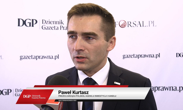 Paweł Kurtasz, Prezes Zarządu Polskiej Agencji Inwestycji i Handlu - PAIH Forum Biznesu 2023