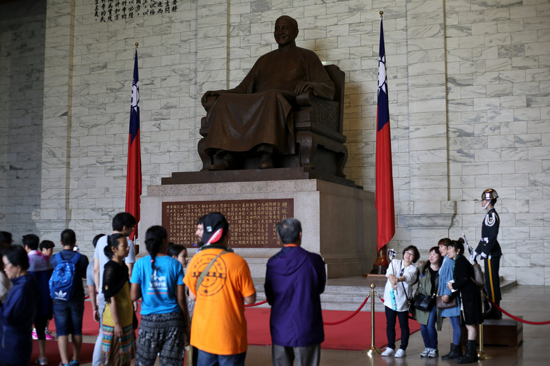 Hala pamięci Chiang Kai-sheka w Tajpej, Tajwan, 19 kwietnia 2017 r.