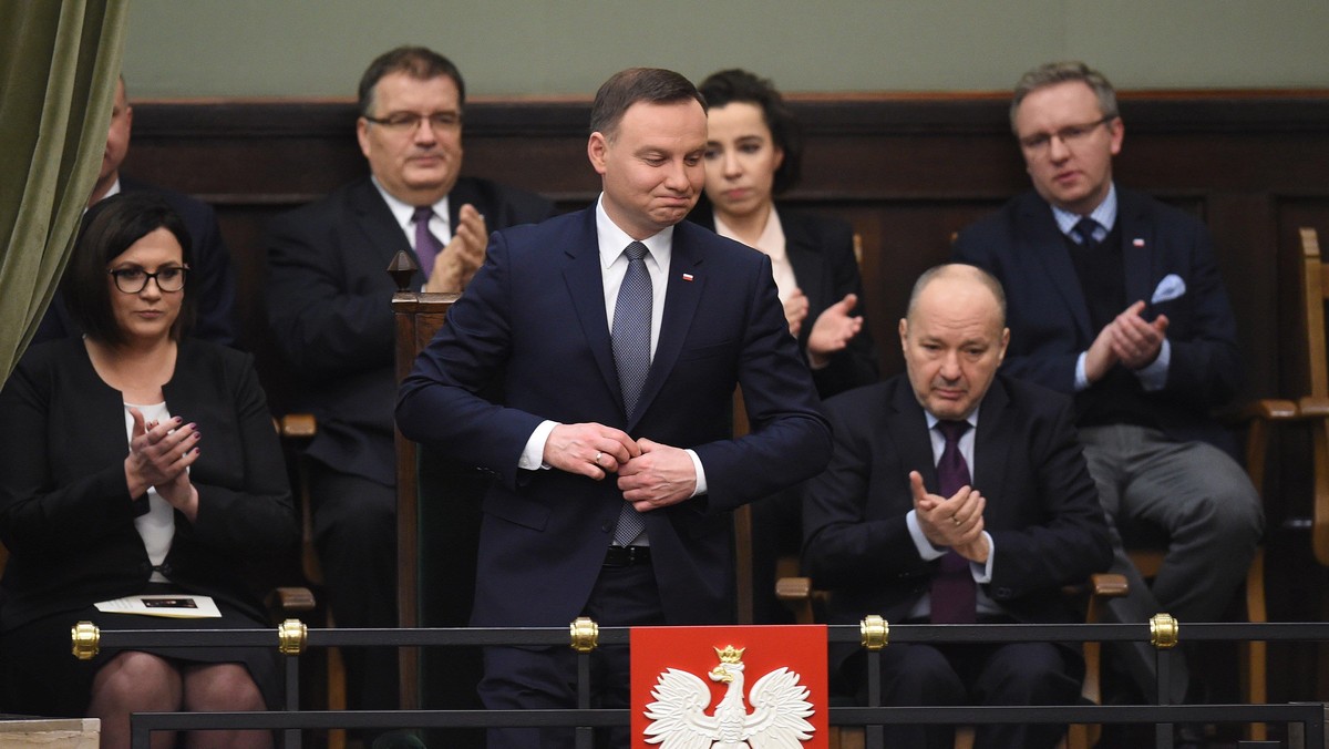 Małgorzata Sadurska, Andrzej Duda, Maciej Łopiński, Krzysztof Szczerski