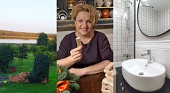 Ściana z kolekcją filiżanek, kominek, gigantyczny ogród. Tak mieszka Katarzyna Bosacka [FOTO]