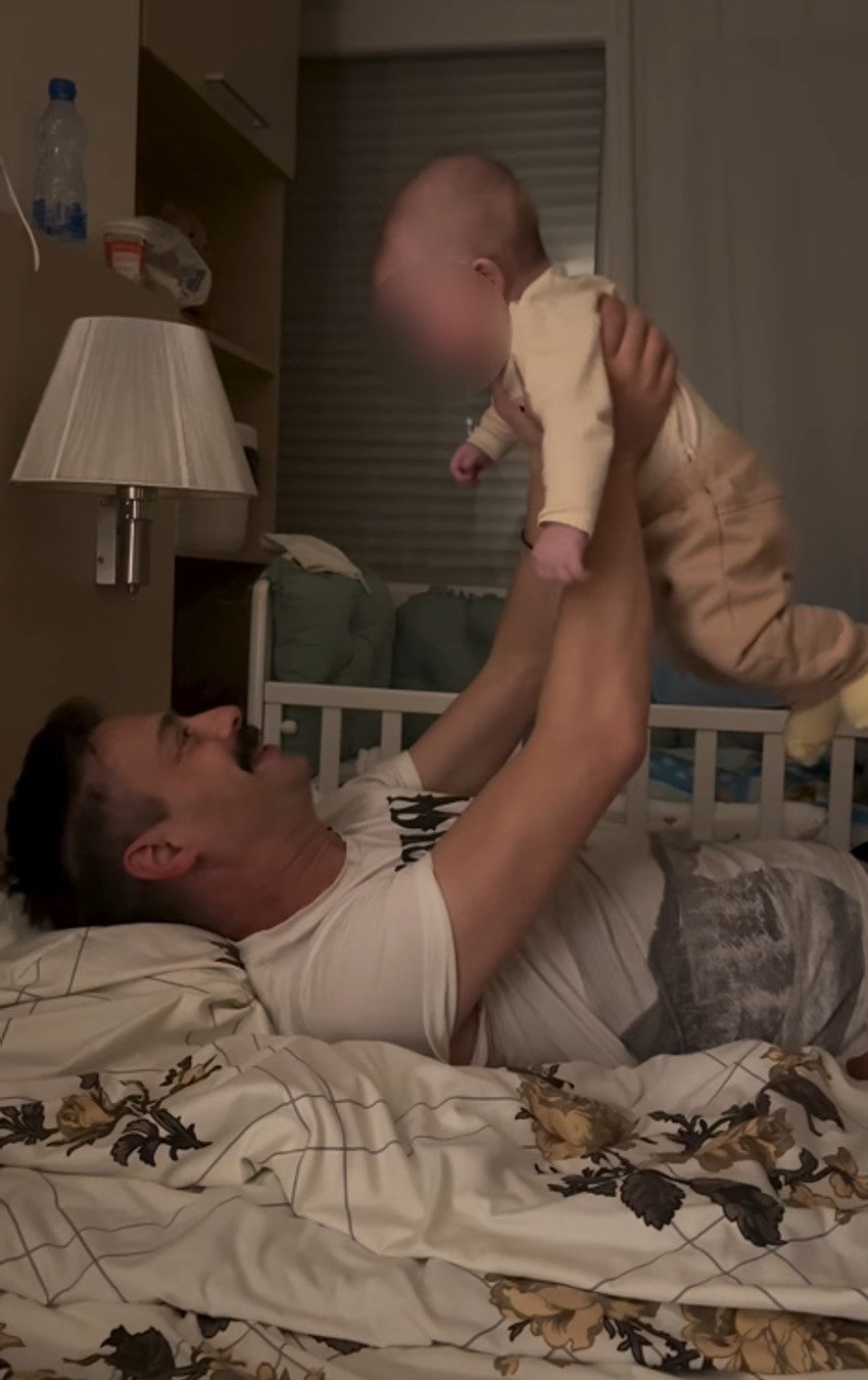 Milan Vasić sa sinom Despotom