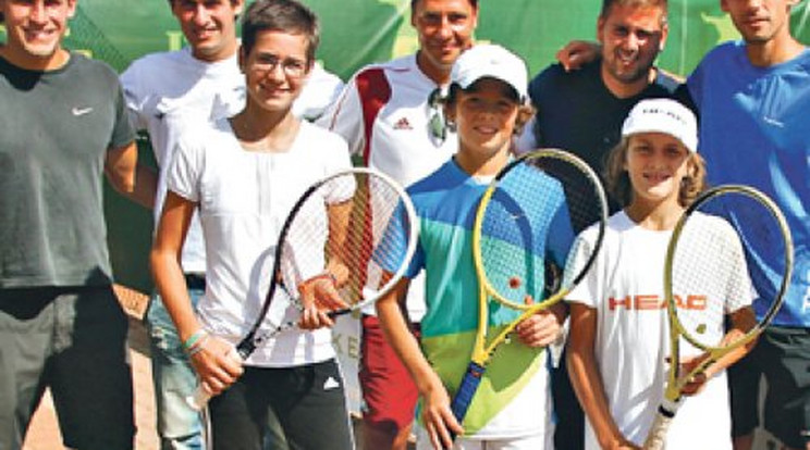 Murray lázban a magyar teniszezők