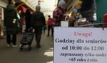 „Godziny seniorów” ulegną zmianie. Rząd naprawia swoje błędy