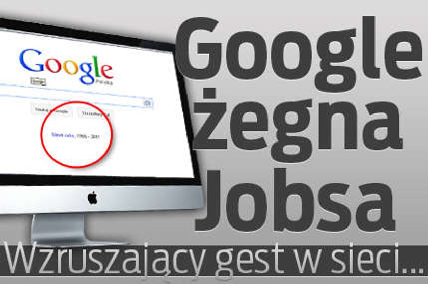 Google żegna Jobsa. Wzruszający gest w sieci...