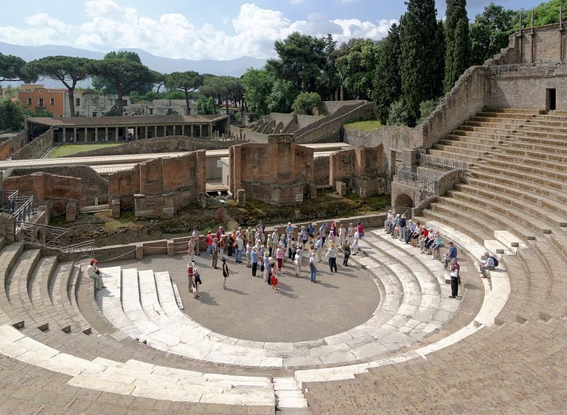 Teatr Wielki w Pompejach (fot. Berthold Werner, CC BY-SA 3.0)
