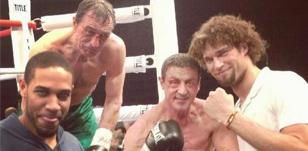 Robert De Niro i Sylvester Stallone na planie filmu "Grudge Match"