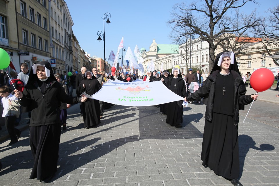 IX Marsz Świętości Życia przeszedł Traktem Królewskim