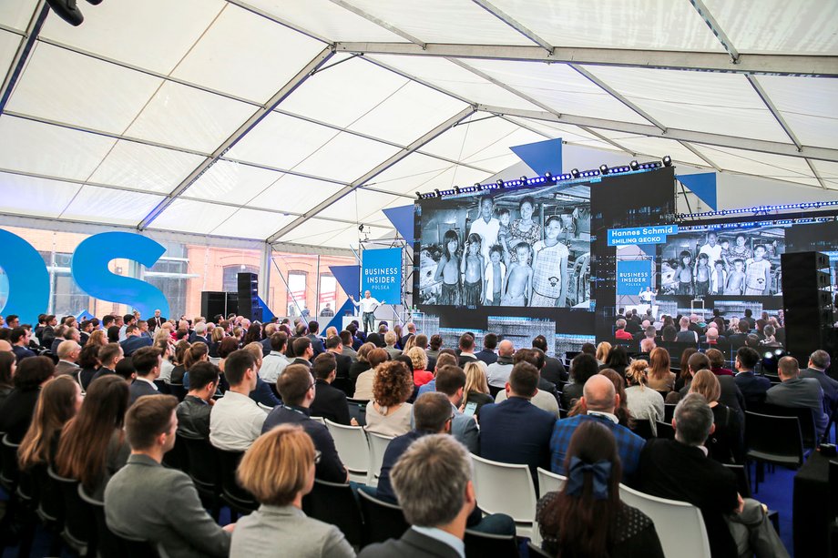 Hannes Schmid na konferencji Business Insider Polska Trends Festival 2019