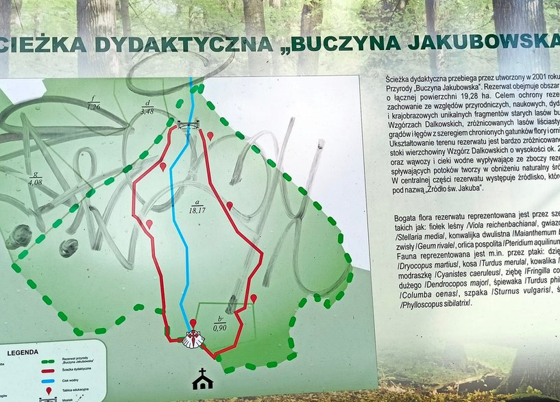 Szlak św. Jakuba w Jakubowie