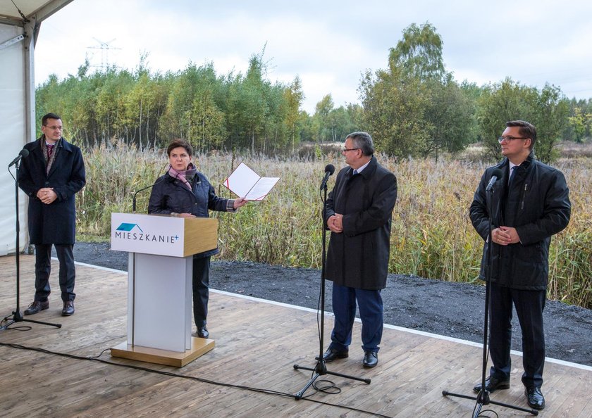 Katowice. Premier Beata Szydło inaguruje program Mieszkanie +