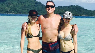 Heather Locklear z byłym mężem na Bora-Bora