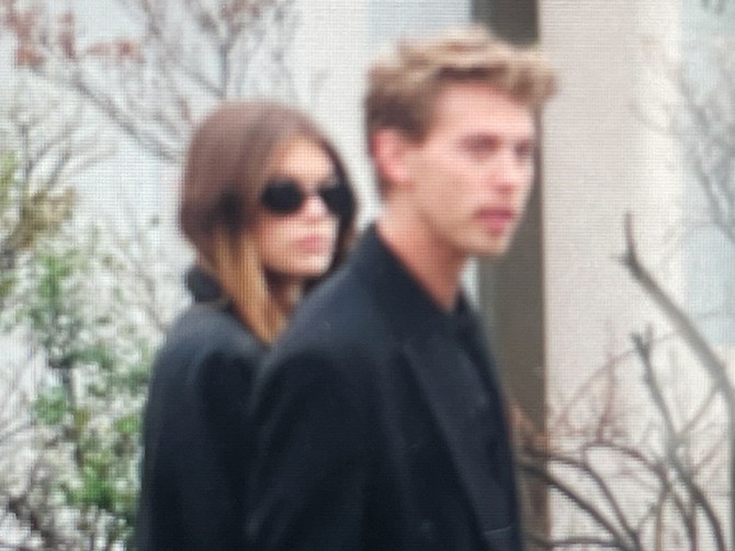 Sahrana Lise Mari Prisli u Memfisu- Kaja Gerber i Ostin Batler foto:  BACKGRID/Backgrid USA