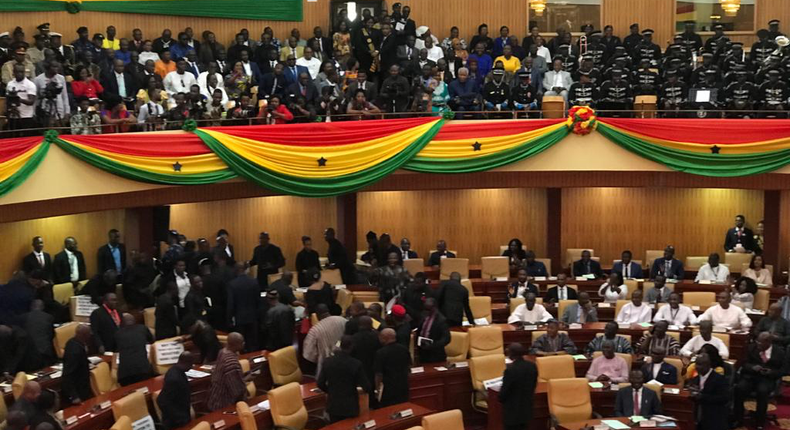 SONA 2020: Minority walks out of Akufo-Addo's 4th State of the Nation Address