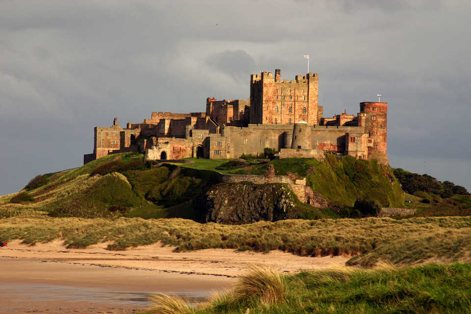 9. Zamek Bamburgh, Anglia