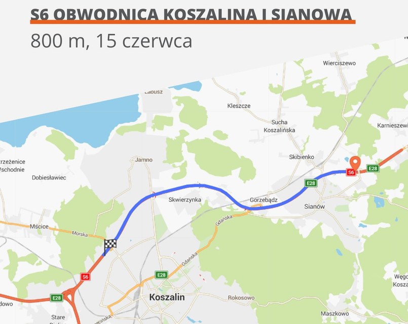 S6 Koszalin i Sianów