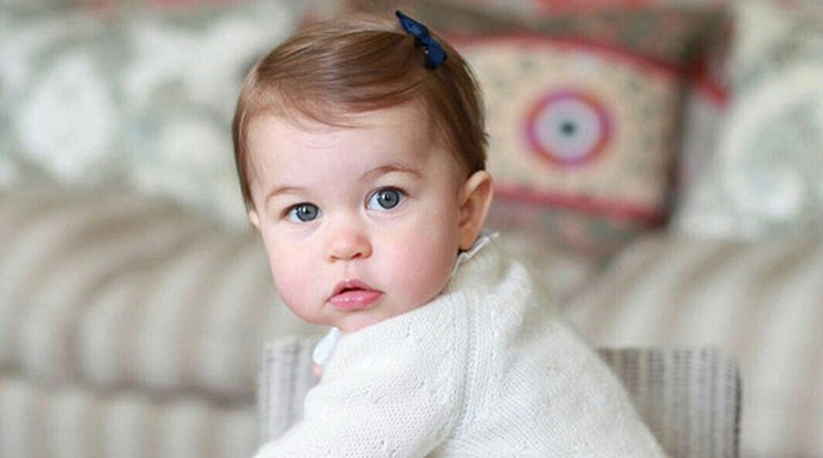 Friss kép az egyéves Charlotte hercegnőről/Fotó: Kensington Royal
