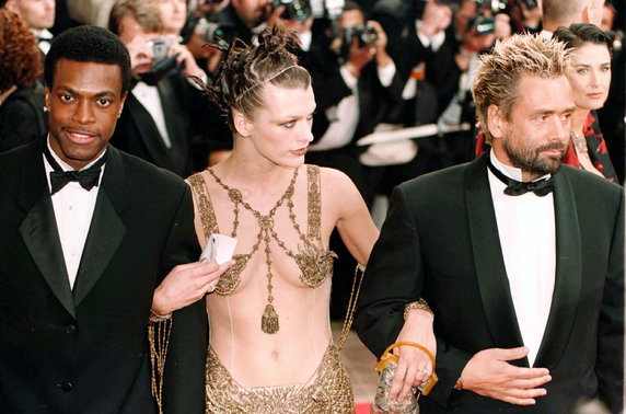 Chris Tucker, Milla Jovovich i Luc Besson (1997)