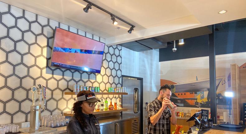 Smashburger opened its first full-service bar restaurant in Denver.