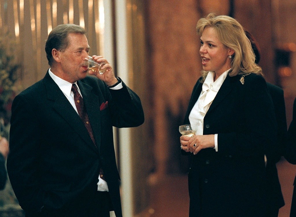 Manželia Václav Havel a Dagmar Havlová.