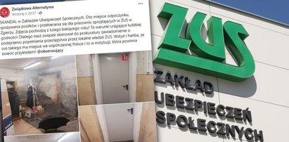 Skandal w ZUS. Tak wygląda pomieszczenie socjalne pracowników. "Warunki urągające ludzkiej godności"