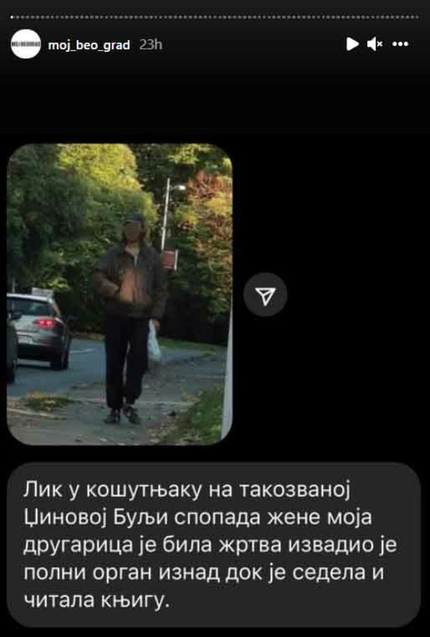 Manijak koji spopada žene na Košutnjaku