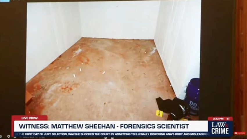 Fotografija podruma u kući Volšovih 