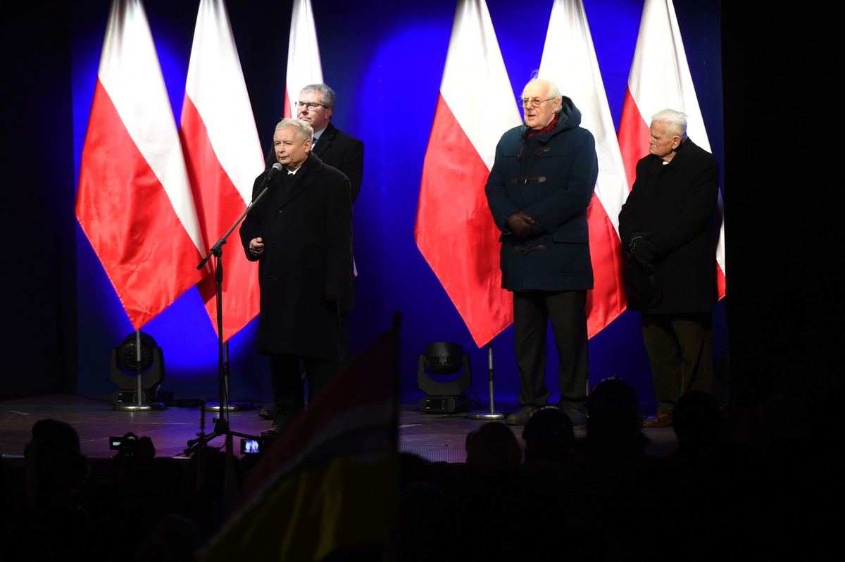 Prezes PiS Jarosław Kaczyński, PAP/Radek Pietruszka