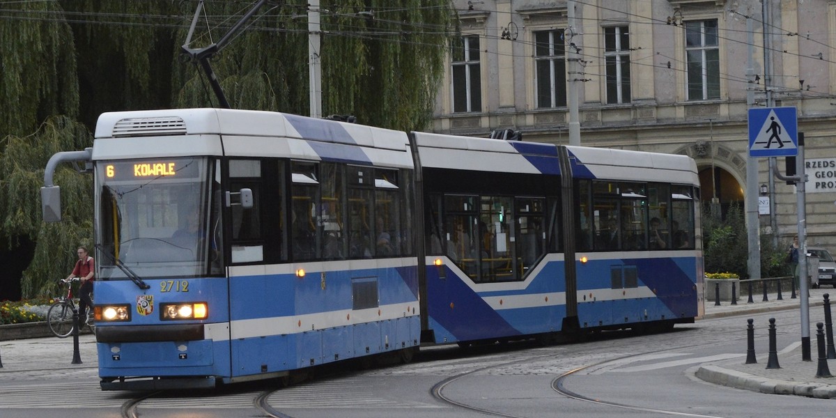 Tramwaje maja objazd we Wrocłaiu