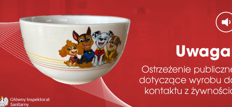 GIS ostrzega przed naczyniami dla dzieci z popularnego sklepu. Są szkodliwe