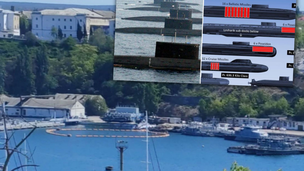 Wszystkie okręty podwodne rosyjskiej Floty Czarnomorskiej wypłynęły z Sewastopola – poinformował w piątek korespondent projektu Radia Swoboda, Krym-Realji. Obecnie północna zatoka portu, gdzie zwykle cumują okręty podwodne, pozostaje pusta, co potwierdza zdjęcie opublikowane przez Radio Swoboda.