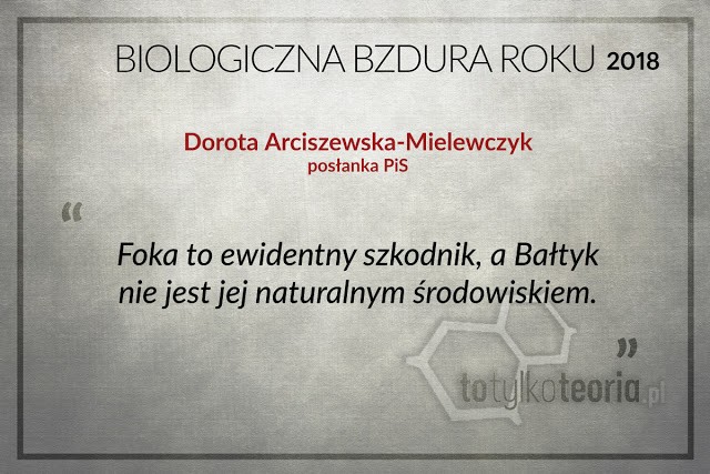 Biologiczna Bzdura Roku 2018