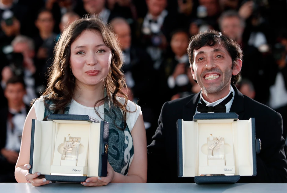 Samal Jesljamova i Marčelo Fonte