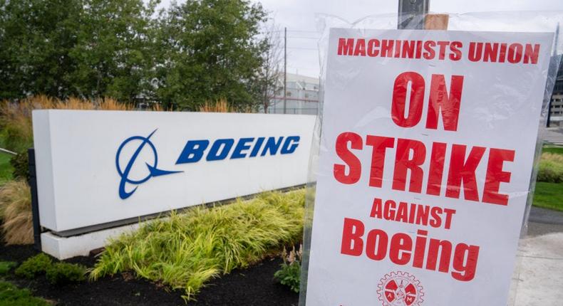 30,000 Boeing workers voted to go on strike on Friday after rejecting a new labor contract.Stephen Brashear/Getty Images