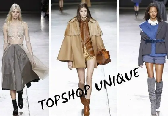 Sieciówka na wybiegu - Topshop Unique na jesień i zimę 2014/2015