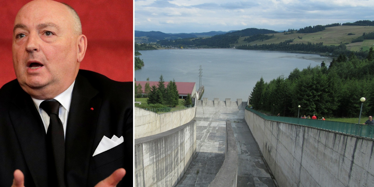 Wiaczesław Mosze Kantor jest dużym graczem w państwowej Grupie Azoty. Skarb Państwa ma jednak pomysł, jak zmniejszyć jego wpływy. Na zdjęciu zapora wodna w Niedzicy należąca do Zespołu Elektrowni Wodnych.